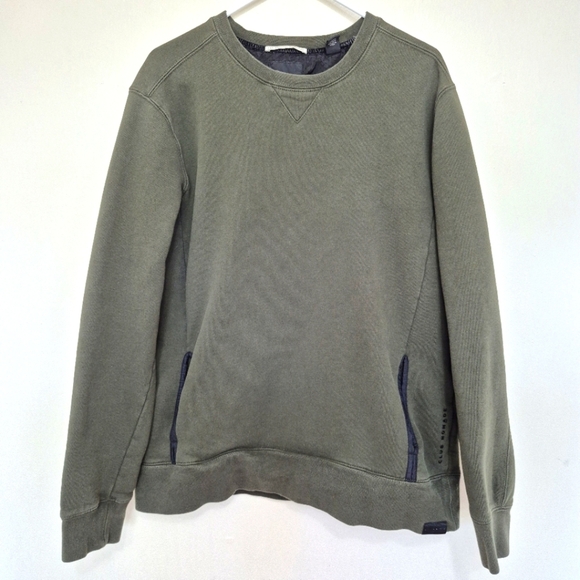 🍁Scotch & Soda Men’s Olive Green Sweatshirt with Pockets – Size XL - Picture 1 of 5